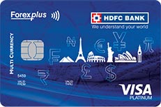 Hdfc forex card status